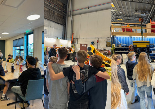 Vi fikk besøk fra Nordlandet ungdomsskole